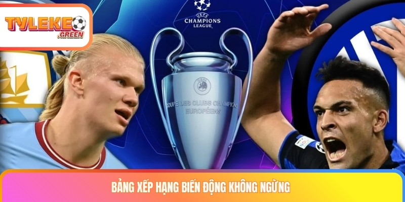 Bảng xếp hạng thay đổi sau kết quả lượt cuối cúp C1