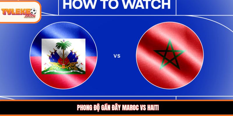 Maroc vs Haiti - phong độ trước trận